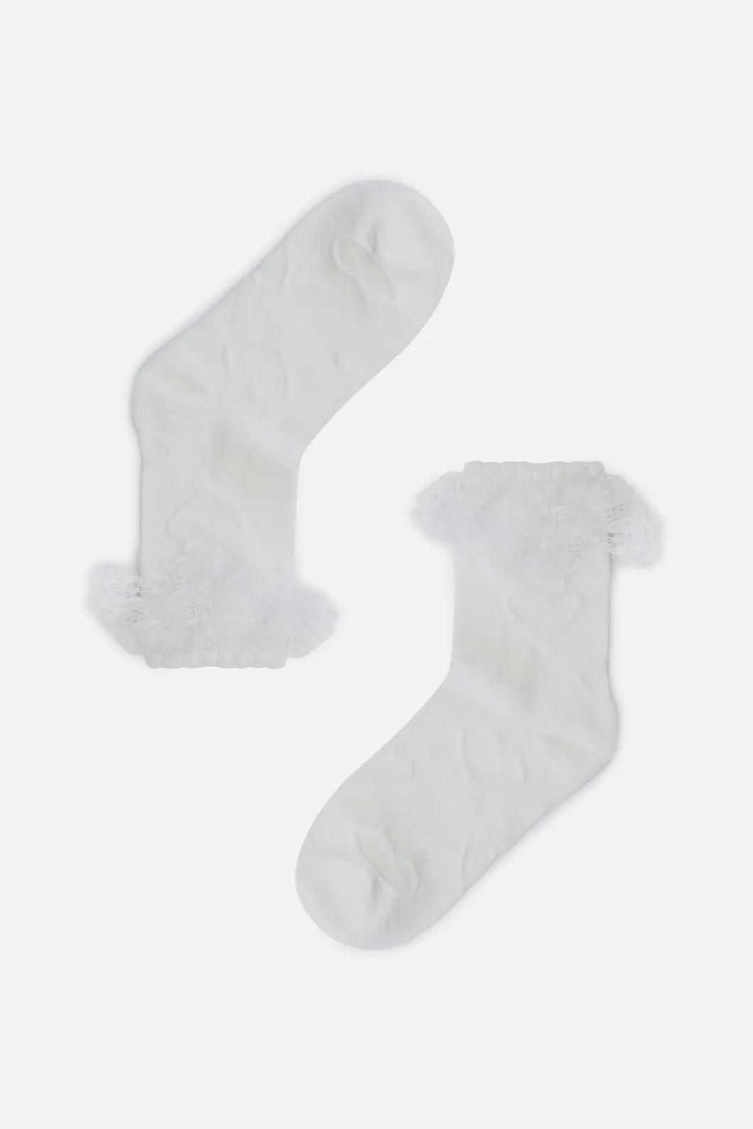 Heart Lace Trim Socks sold by Princess Highway product image thumbnail 3