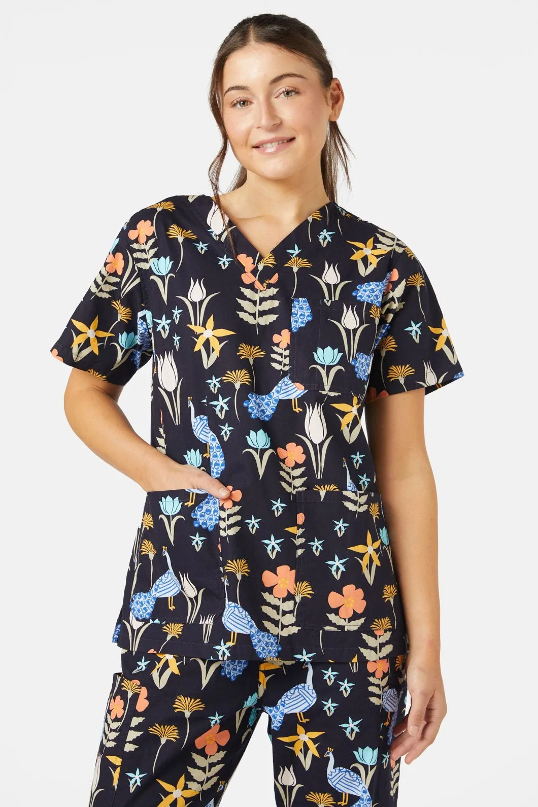 Peacock Scrub Set sold by Princess Highway product image thumbnail 4