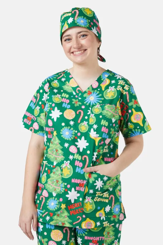 Merry Merry Scrubs Hat sold by Princess Highway