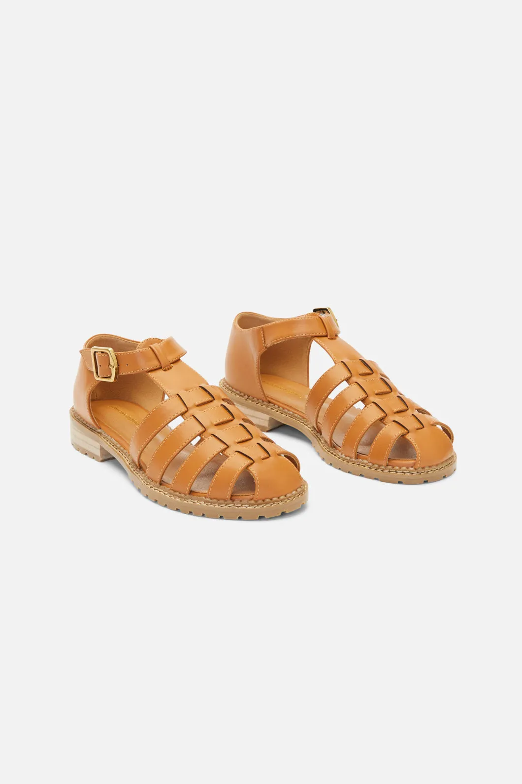Tan Anemone Sandals sold by Princess Highway