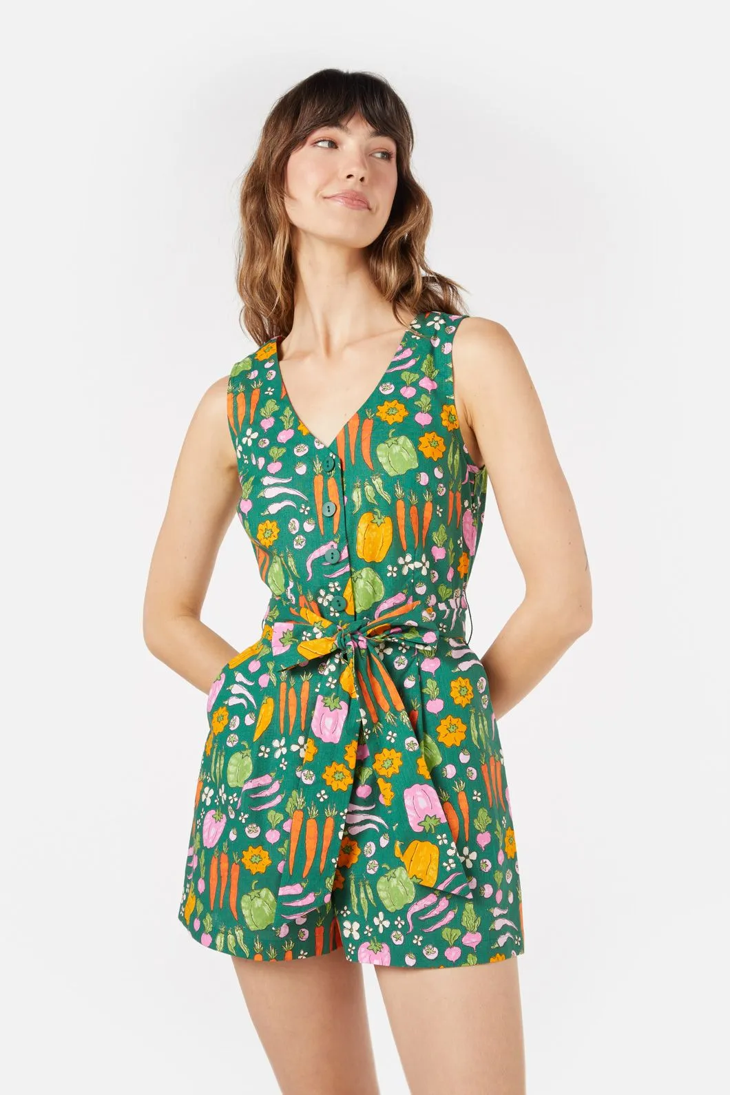 Veggie Patch Playsuit sold by Princess Highway product image thumbnail 2