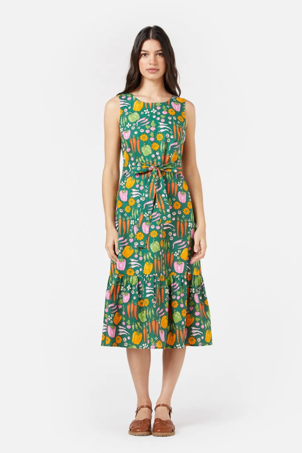 Veggie Patch Midi Dress sold by Princess Highway