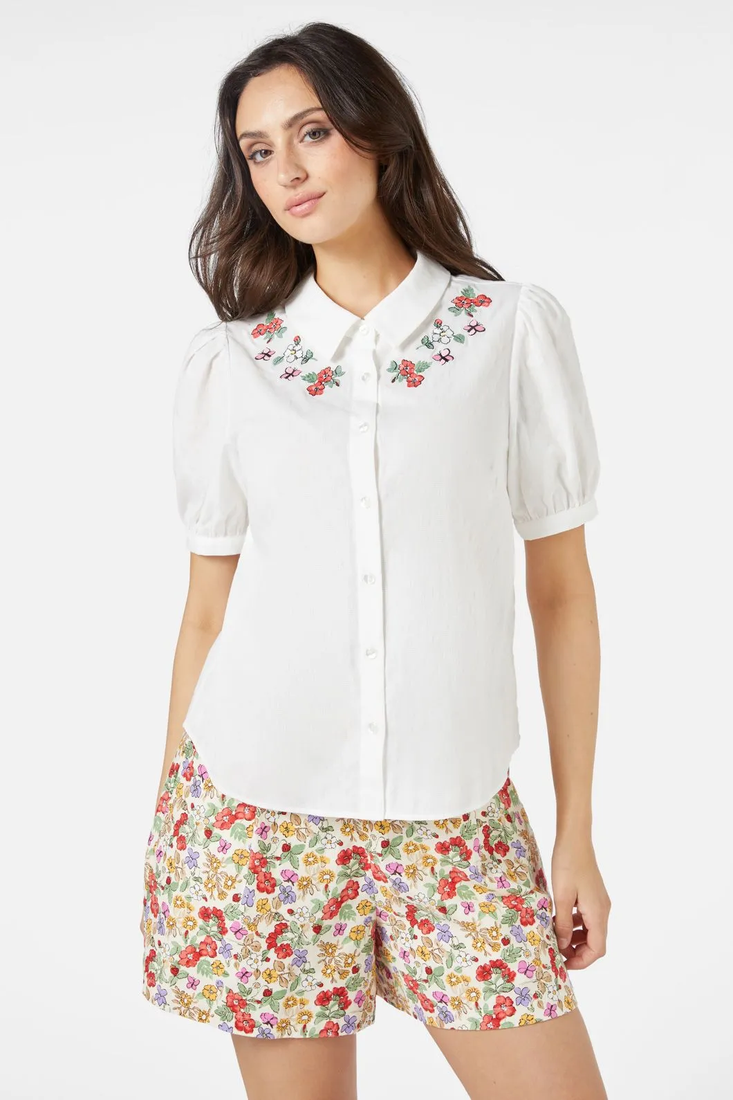 Papillon Emb Blouse sold by Princess Highway