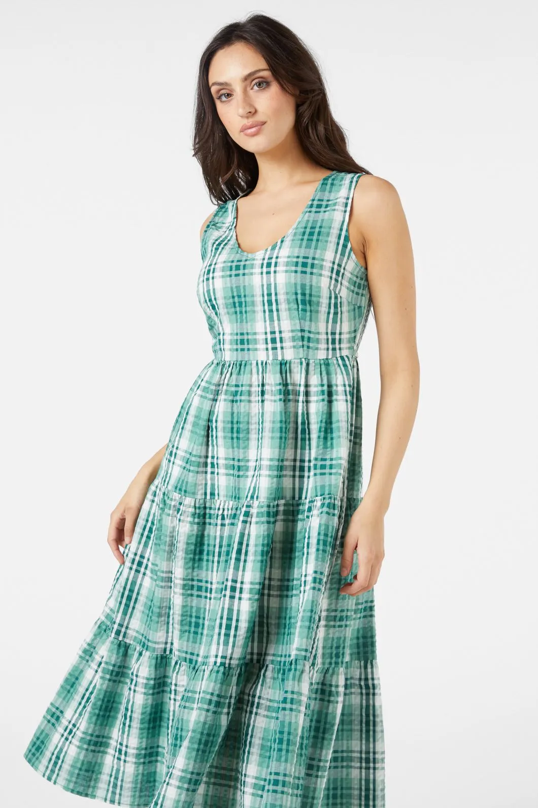Andie Check Midi Dress sold by Princess Highway product image thumbnail 2