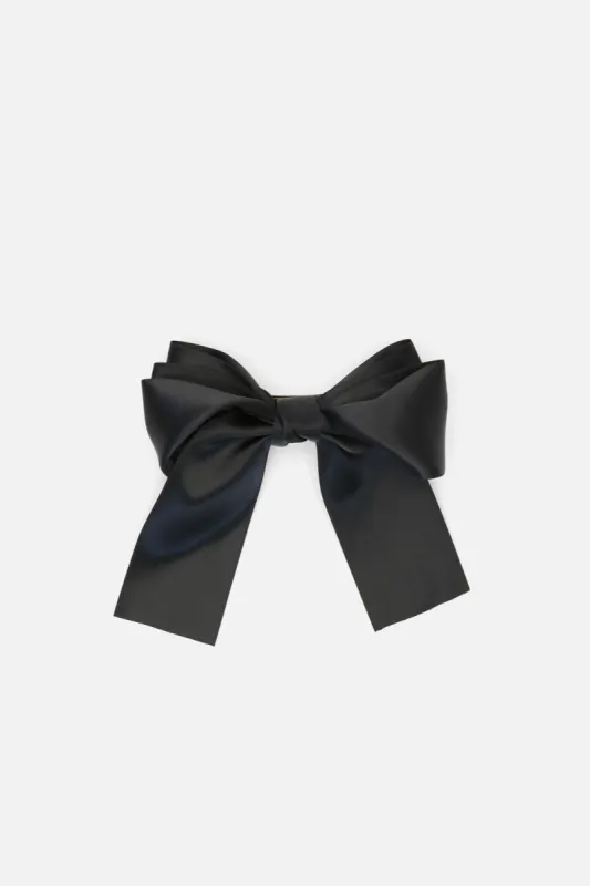 Satin Bow Barrette Clip sold by Princess Highway