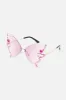 Pink Butterfly Sparkle Sunglasses sold by Princess Highway
