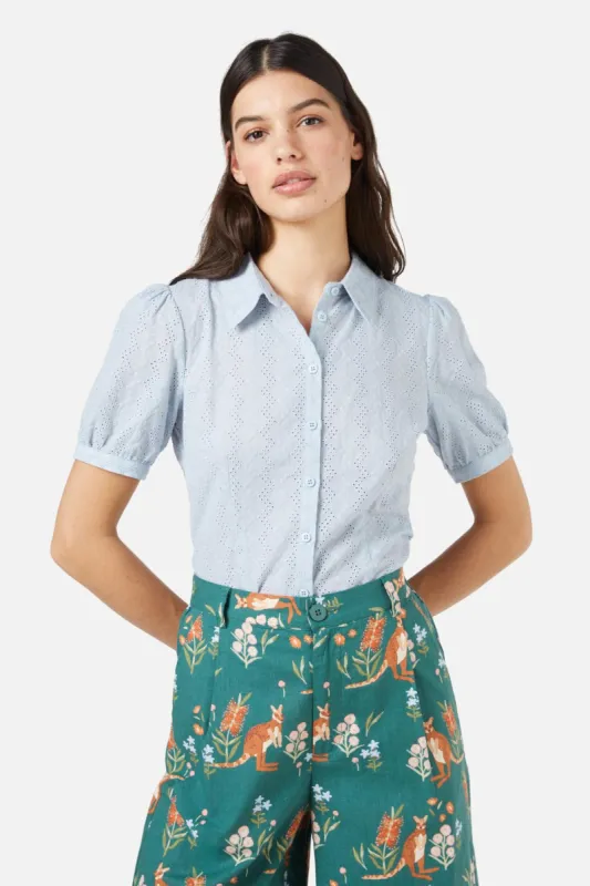 Eliza Blouse Blue sold by Princess Highway