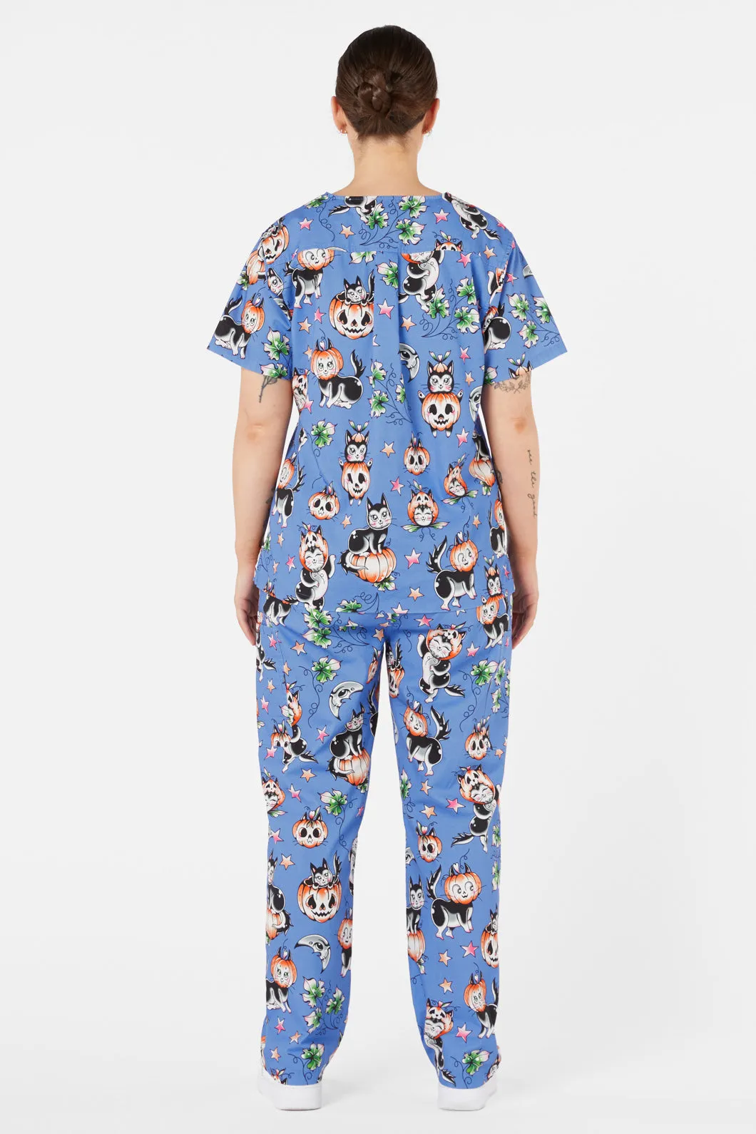 Pumpkin Kitty Scrubs sold by Princess Highway product image thumbnail 4