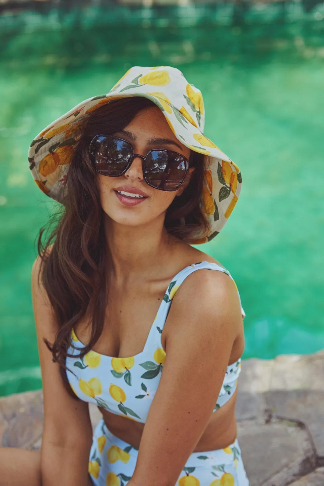 Lemon Sun Hat sold by Princess Highway
