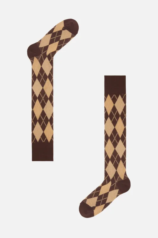 Argyle Knee Sock sold by Princess Highway
