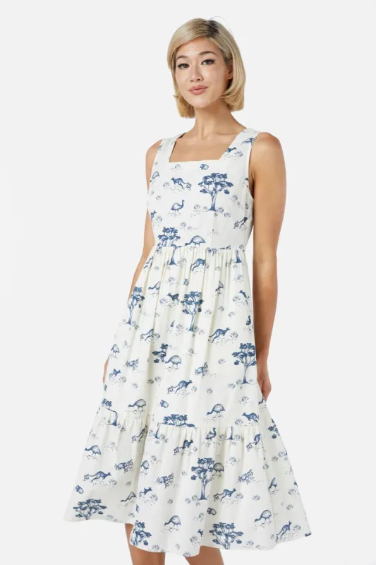 Aus Toile Midi Dress sold by Princess Highway