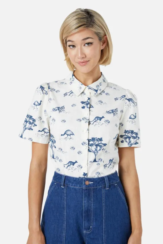 Australian Toile Blouse sold by Princess Highway
