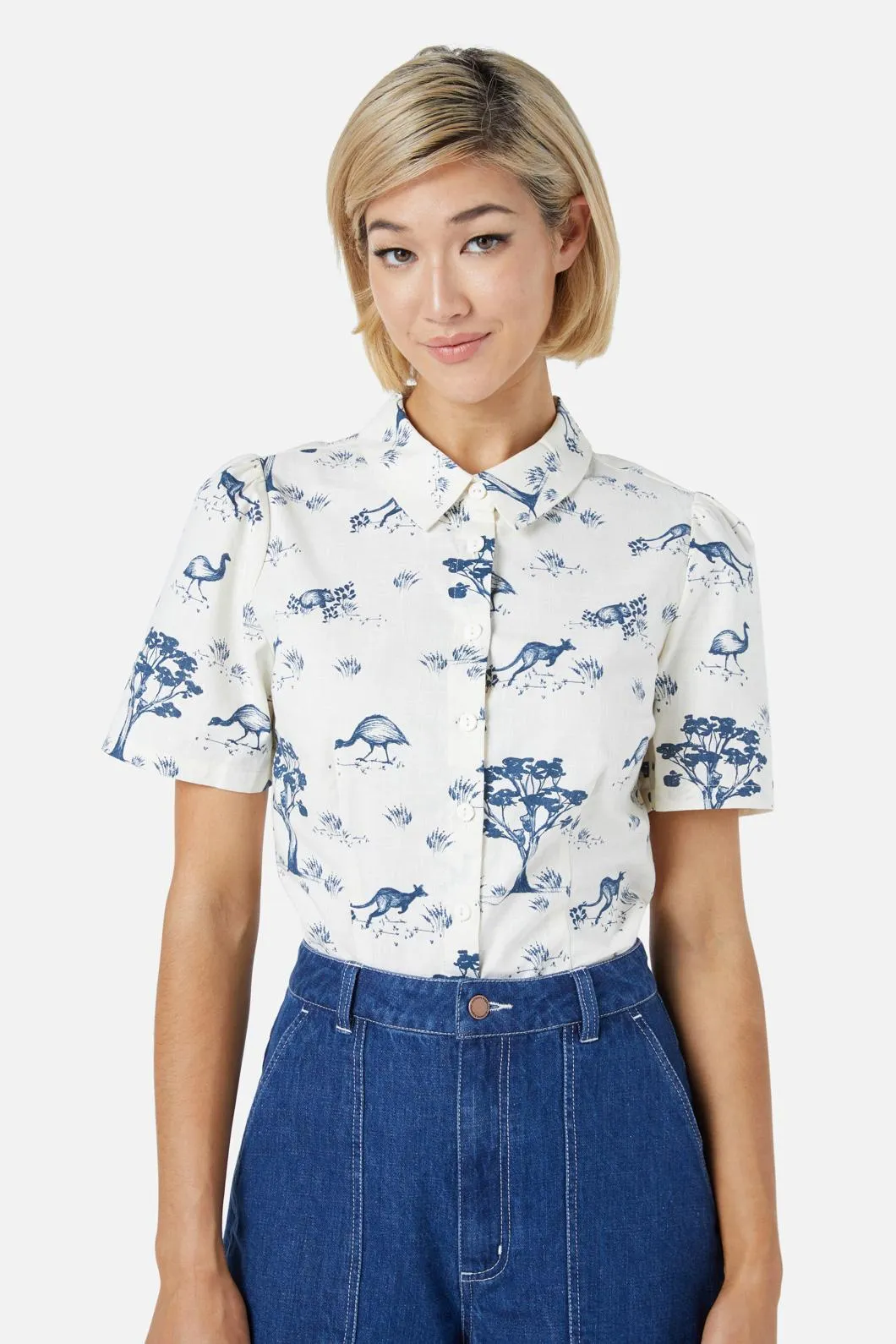 Australian Toile Blouse sold by Princess Highway