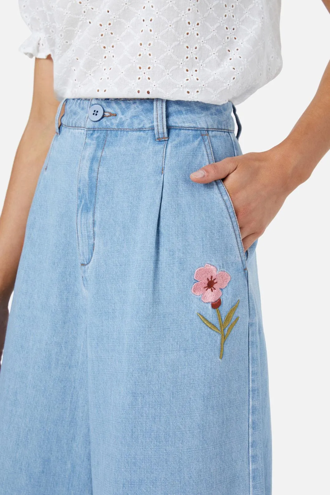 Toni Embroidered Culotte sold by Princess Highway product image thumbnail 5