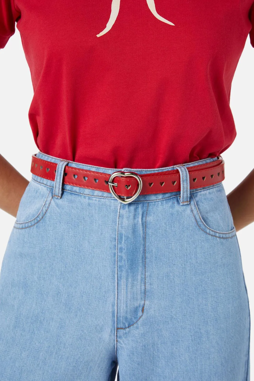 Red Hearts Belt sold by Princess Highway product image thumbnail 2