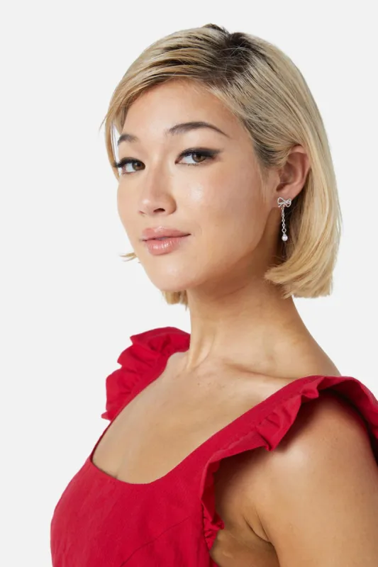 Bow Drop Earrings sold by Princess Highway