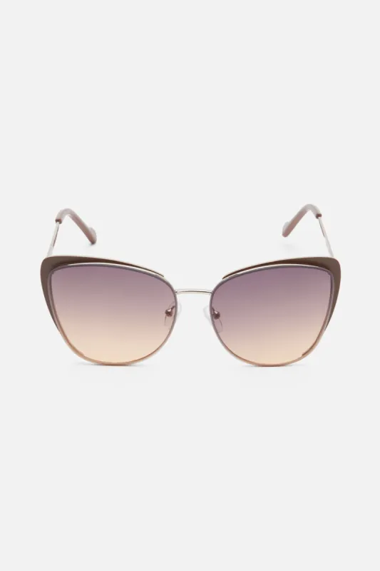 Tan Angled Sunglasses sold by Princess Highway