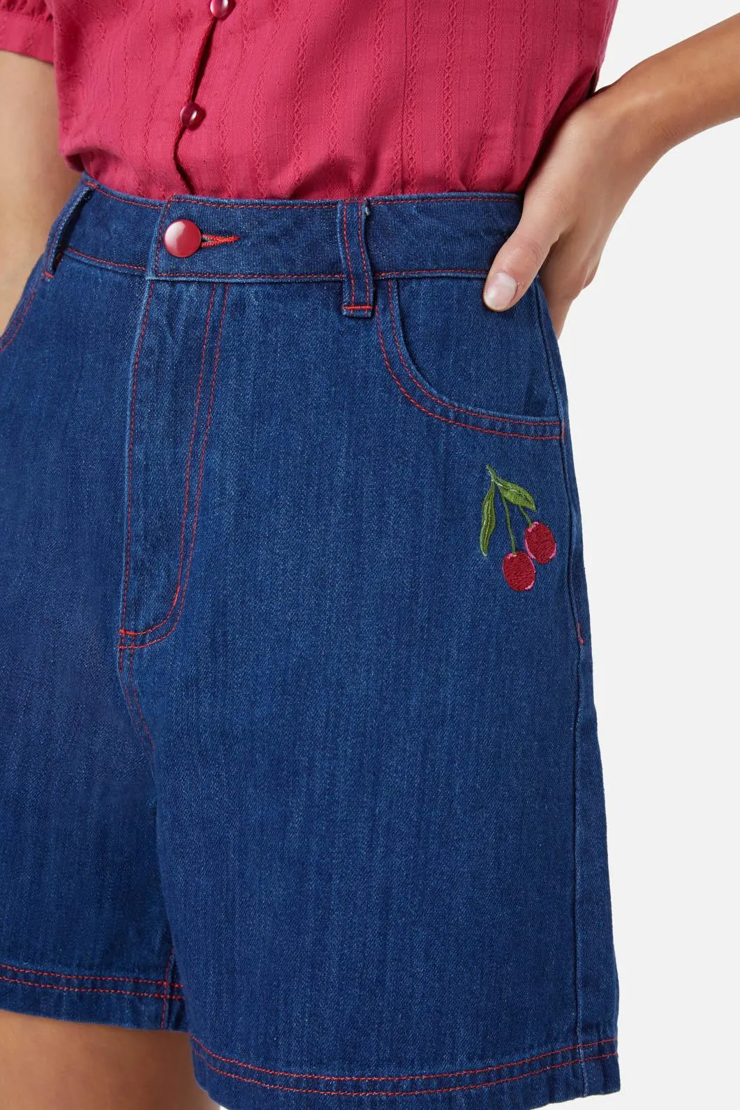 Cherry Emb Short sold by Princess Highway product image thumbnail 5