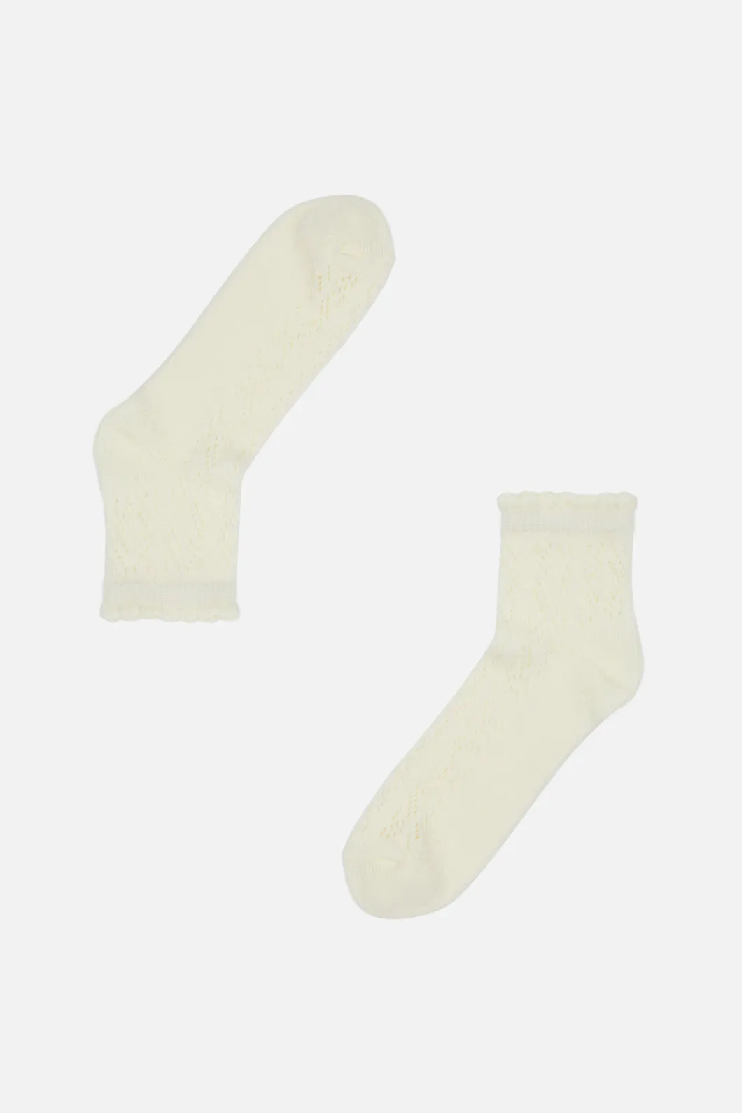 Cream Cute Ankle Socks sold by Princess Highway