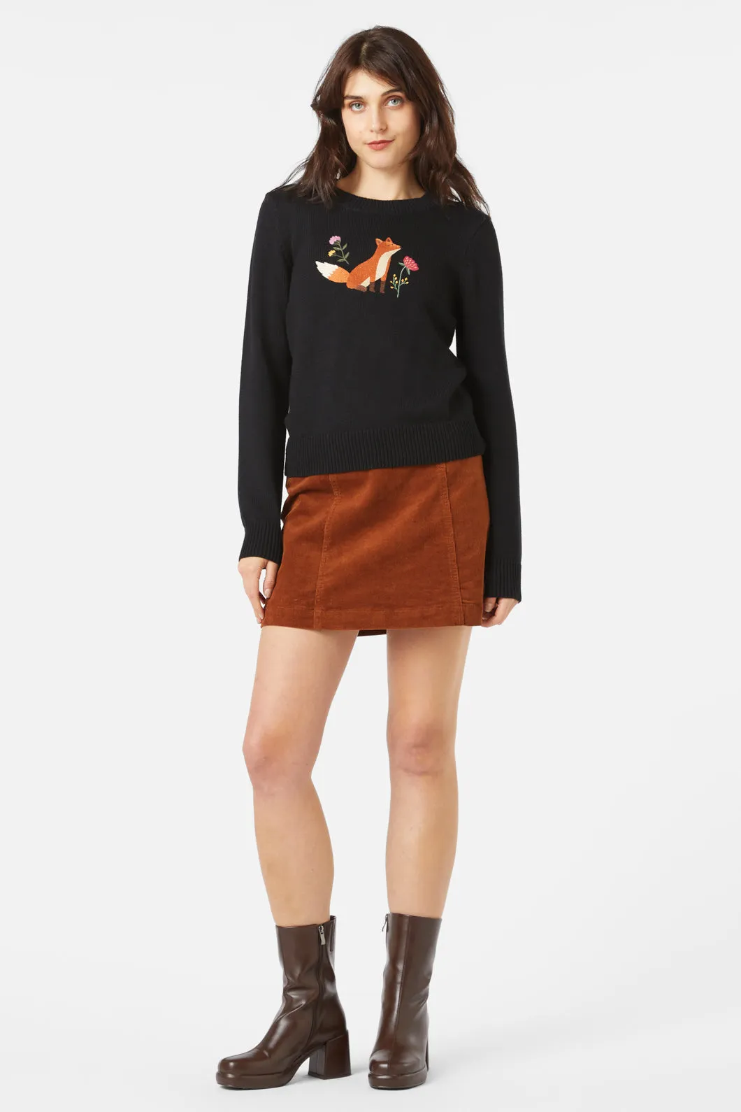 Fox Embroidered Sweater sold by Princess Highway product image thumbnail 2