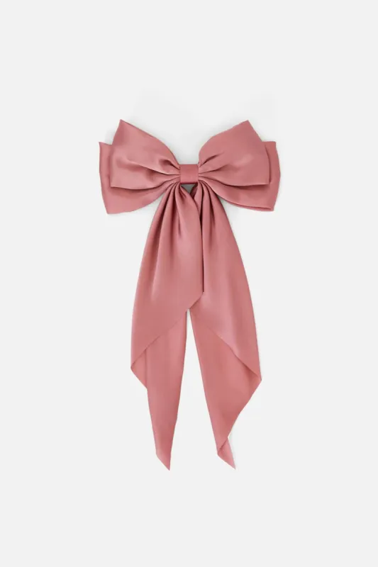 Pink Barrette Bow Clip sold by Princess Highway