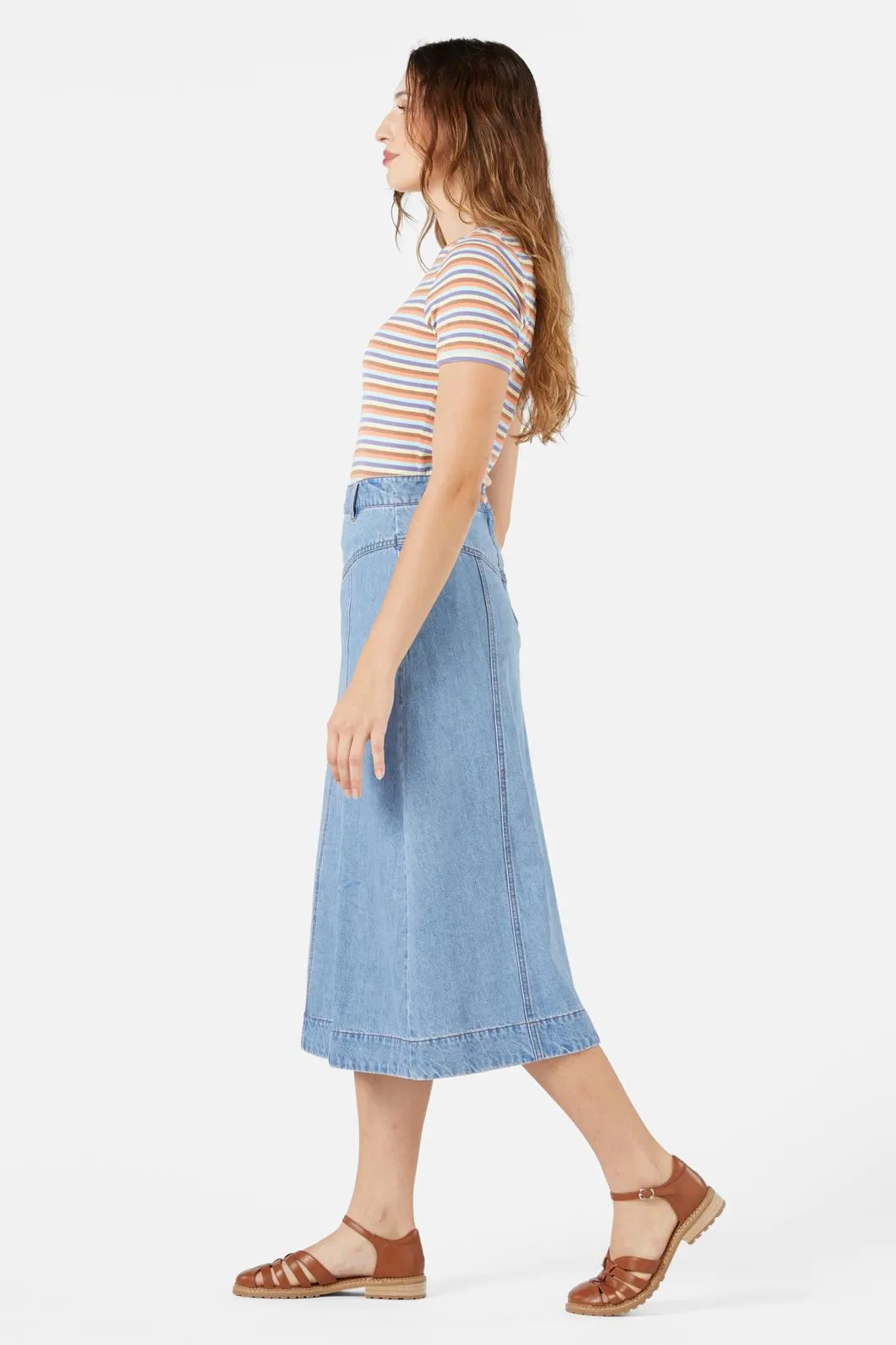 Olinda Denim Midi Skirt sold by Princess Highway product image thumbnail 3