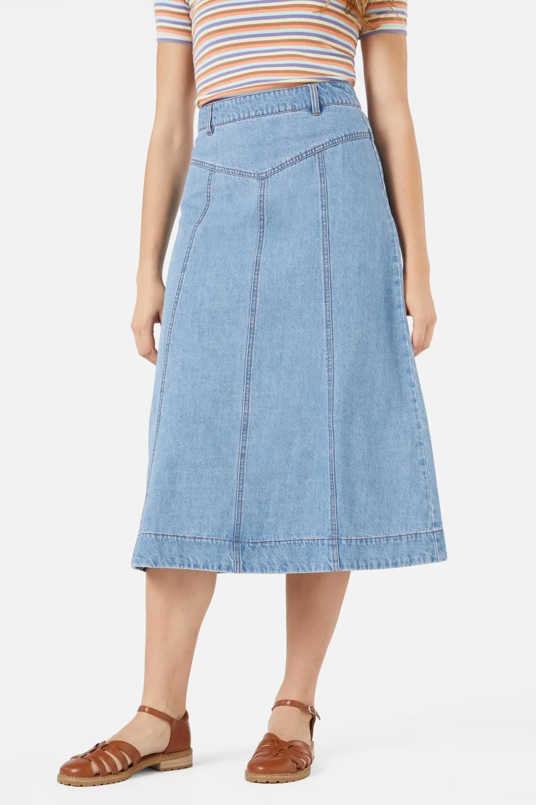 Olinda Denim Midi Skirt sold by Princess Highway product image thumbnail 2