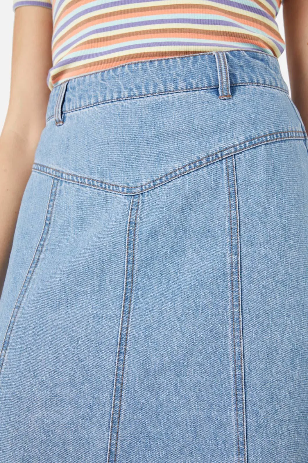Olinda Denim Midi Skirt sold by Princess Highway product image thumbnail 5