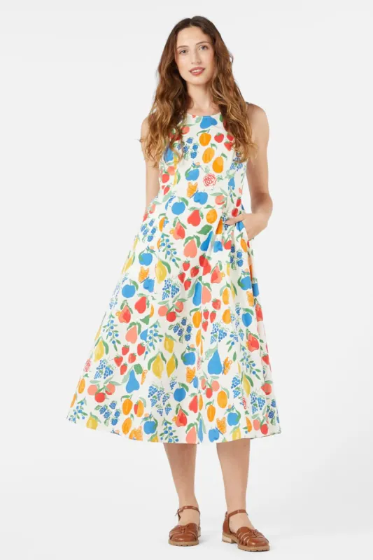 Fruit Bowl Midi Dress sold by Princess Highway