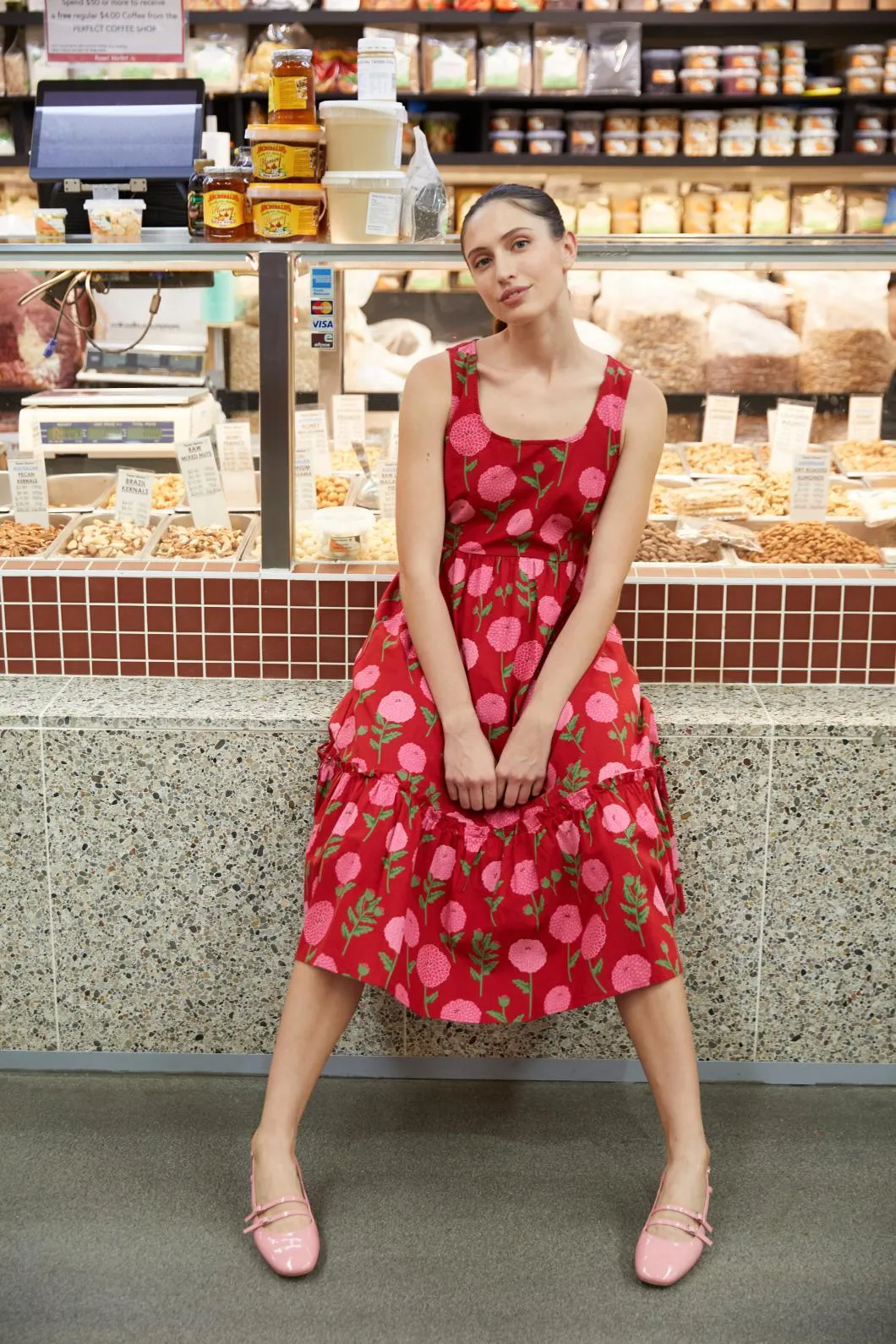 Marie Fleur Midi Dress sold by Princess Highway