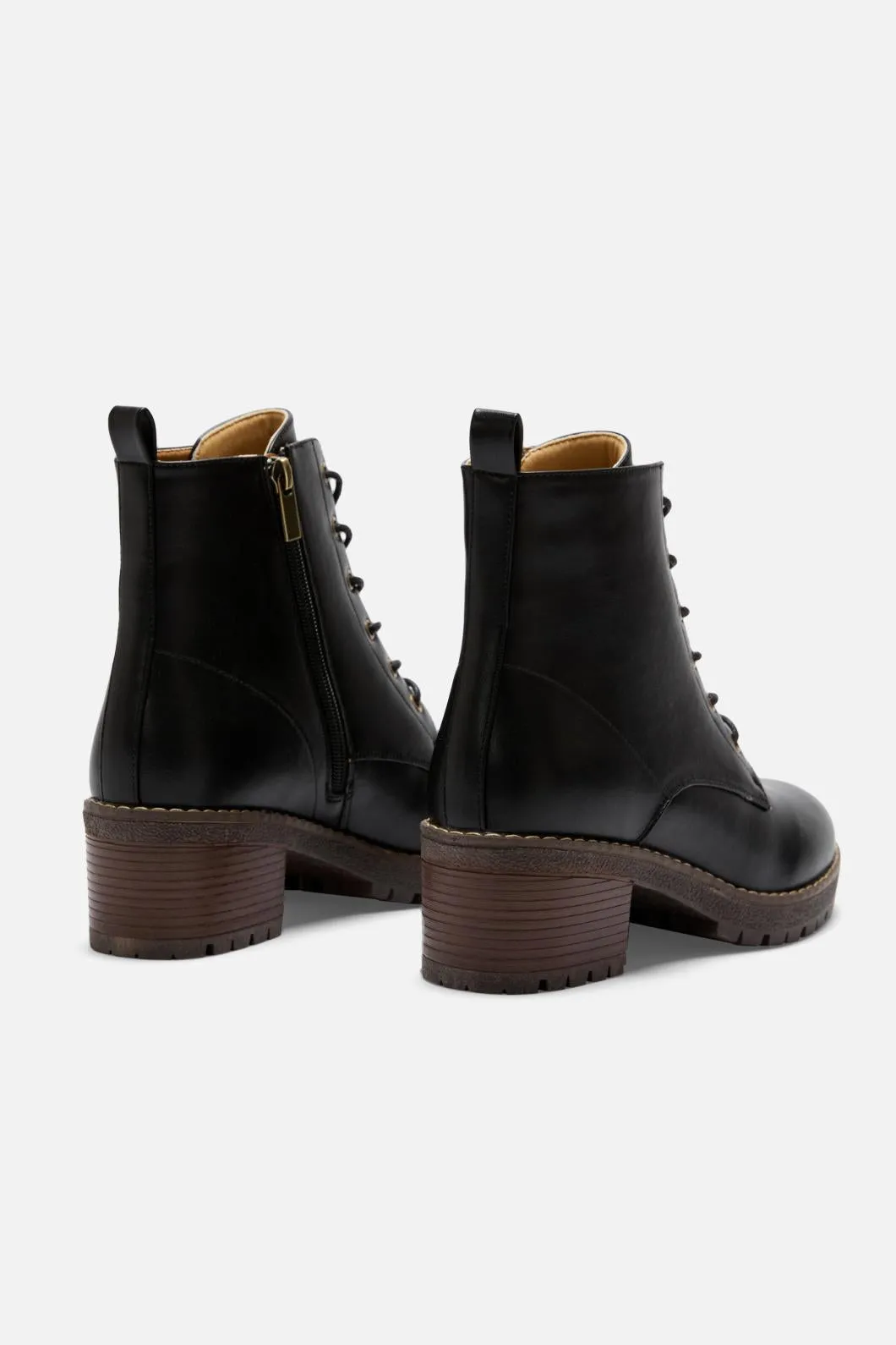 Black Lace Up Boot sold by Princess Highway product image thumbnail 4