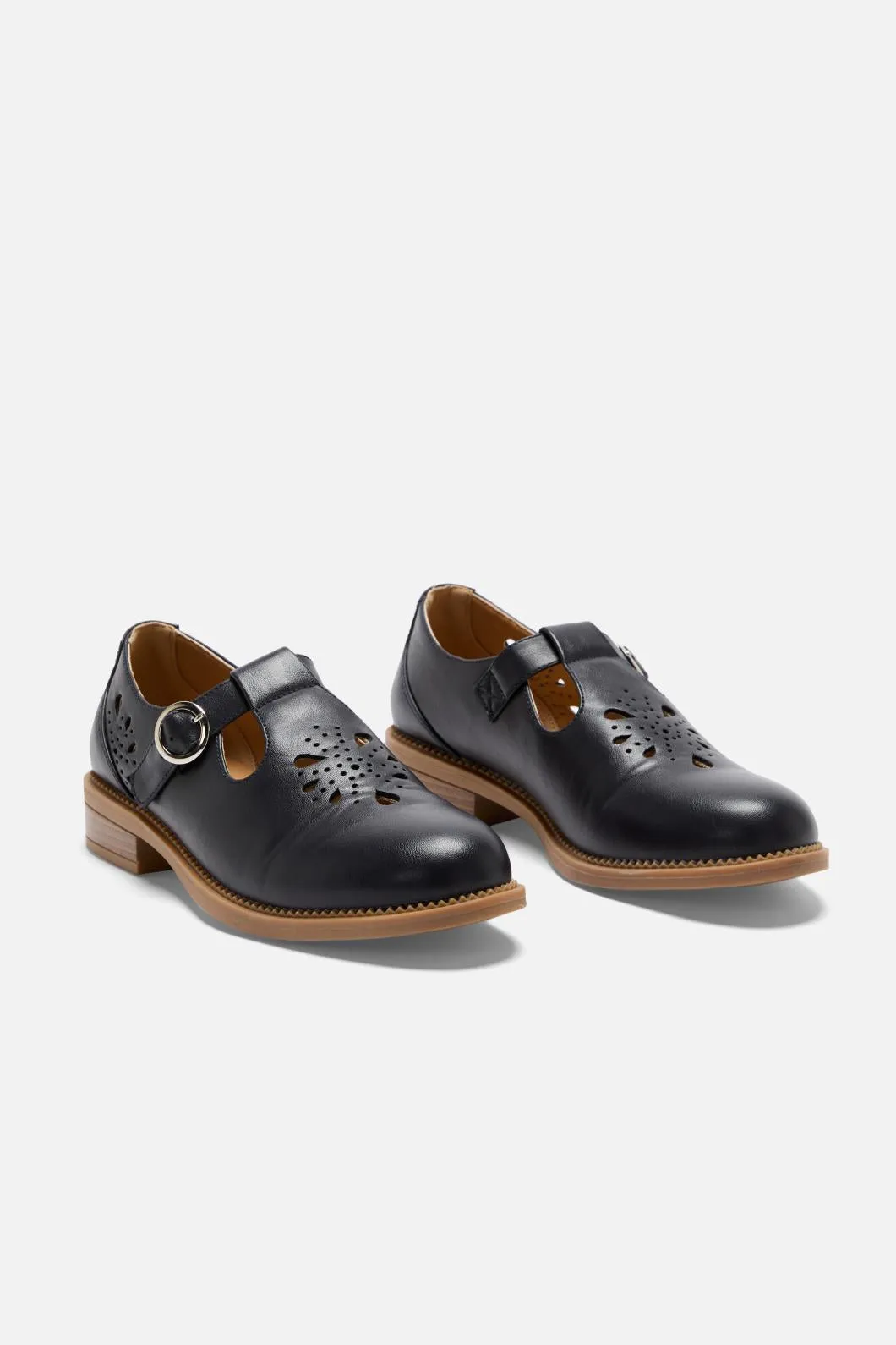 Navy Cut Out Shoe sold by Princess Highway