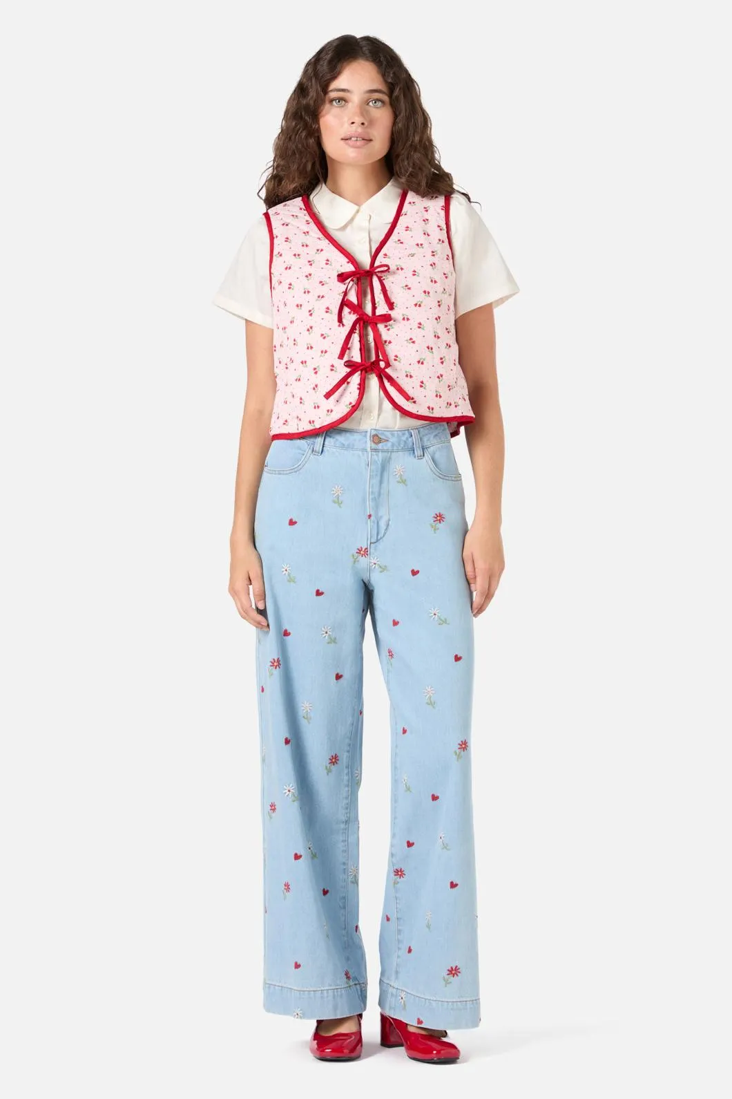 Patchwork Quilted Tie Vest sold by Princess Highway product image thumbnail 3