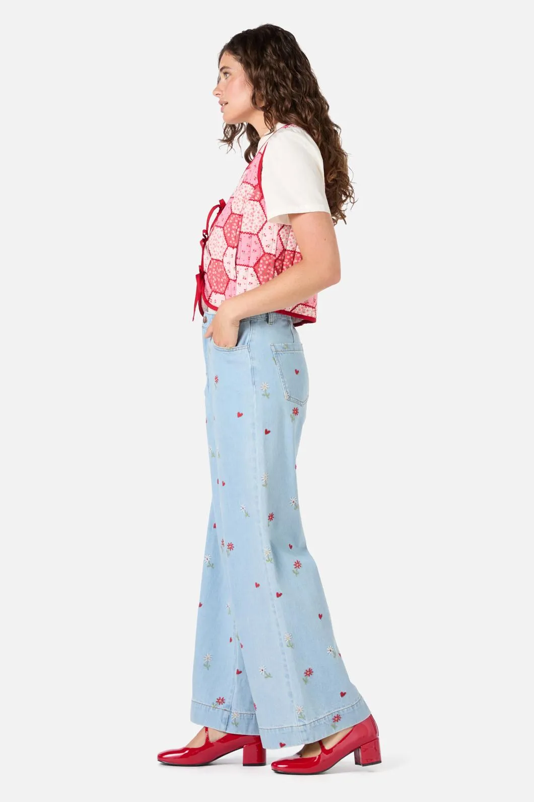 Patchwork Quilted Tie Vest sold by Princess Highway product image thumbnail 5