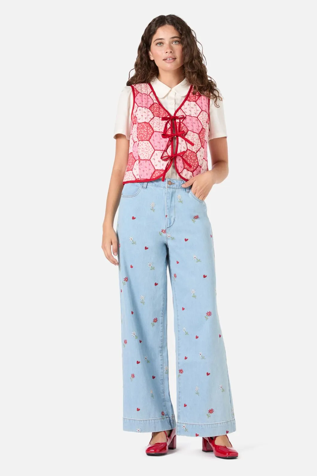 Patchwork Quilted Tie Vest sold by Princess Highway product image thumbnail 4