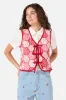 Patchwork Quilted Tie Vest sold by Princess Highway