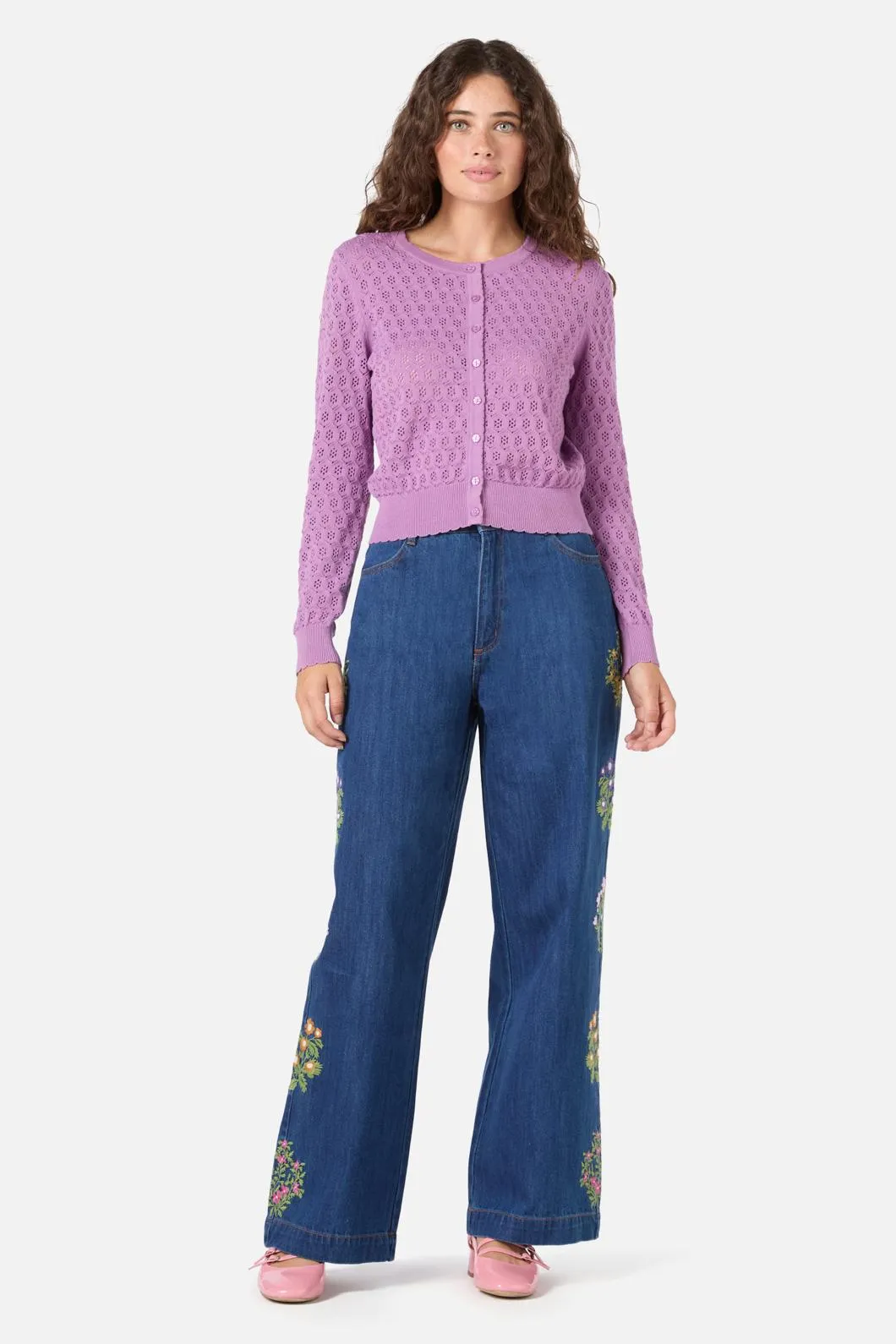 Mara Pointelle Cardigan sold by Princess Highway product image thumbnail 2
