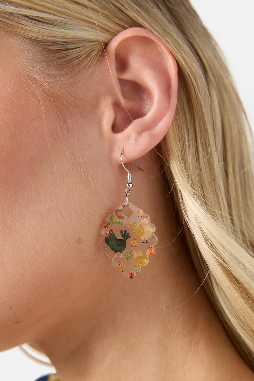 Chicken Earrings sold by Princess Highway product image thumbnail 4
