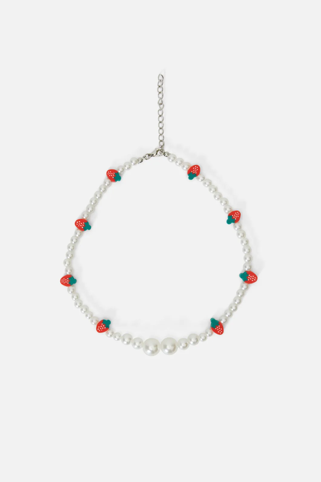 Strawberry & Pearls Necklace sold by Princess Highway product image thumbnail 2