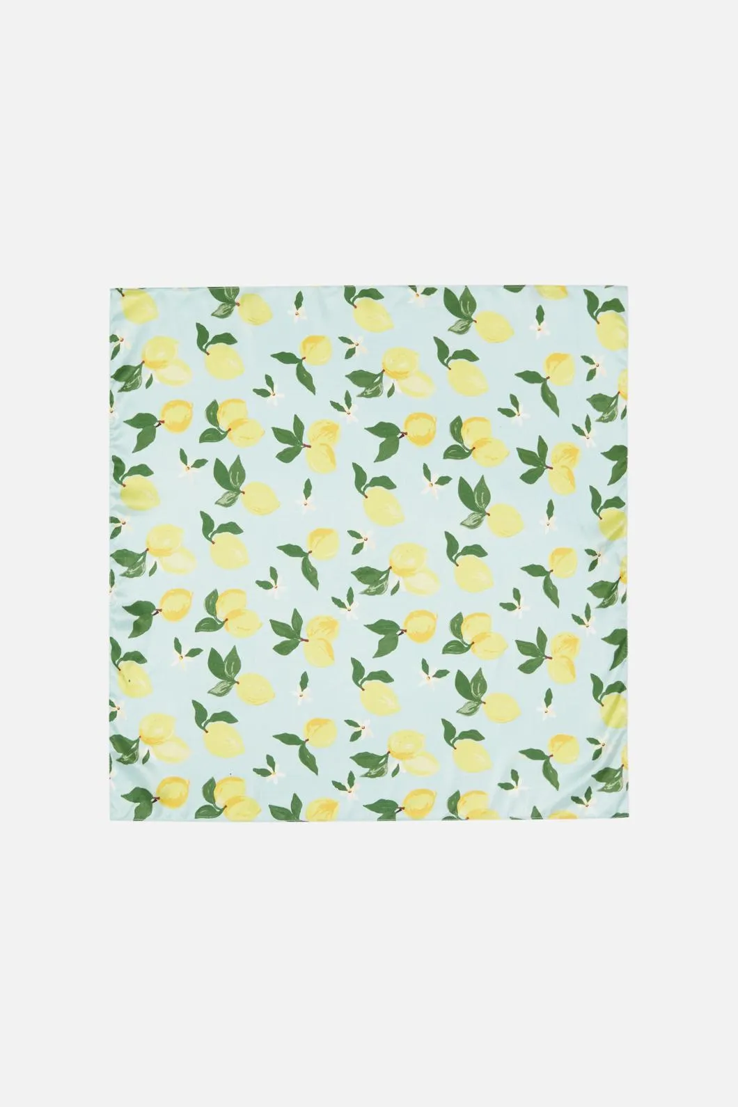 Lemons Satin Scarf sold by Princess Highway