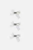 White Bow Clip Set sold by Princess Highway