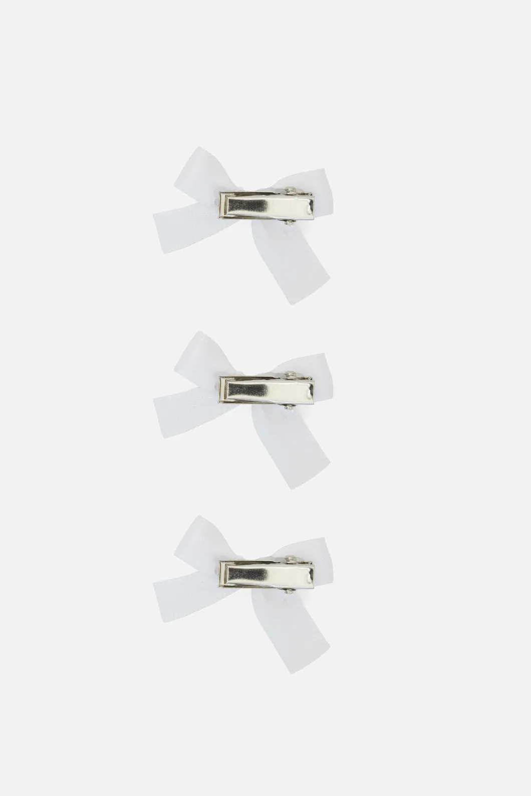 White Bow Clip Set sold by Princess Highway product image thumbnail 2