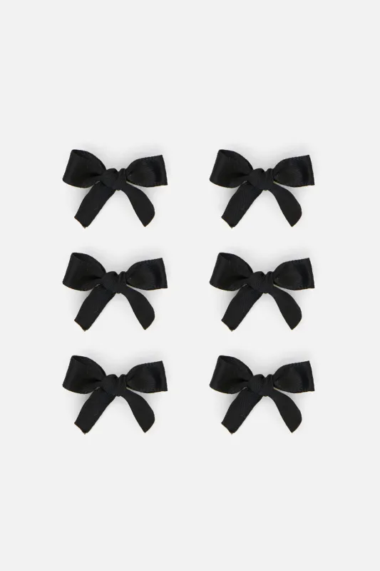 Black Bow Clip Set sold by Princess Highway