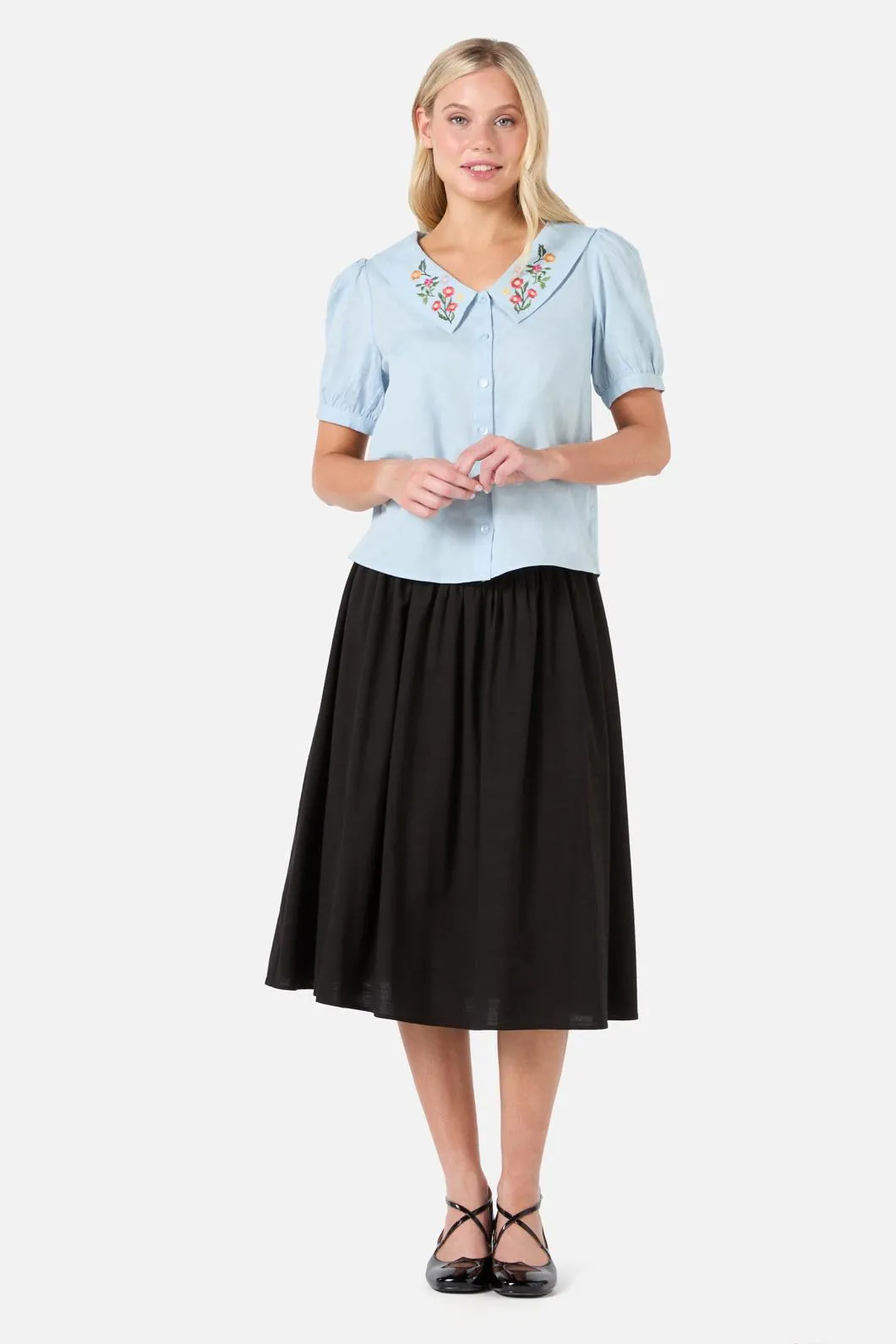 Lattice Embroiderd Blouse sold by Princess Highway product image thumbnail 2