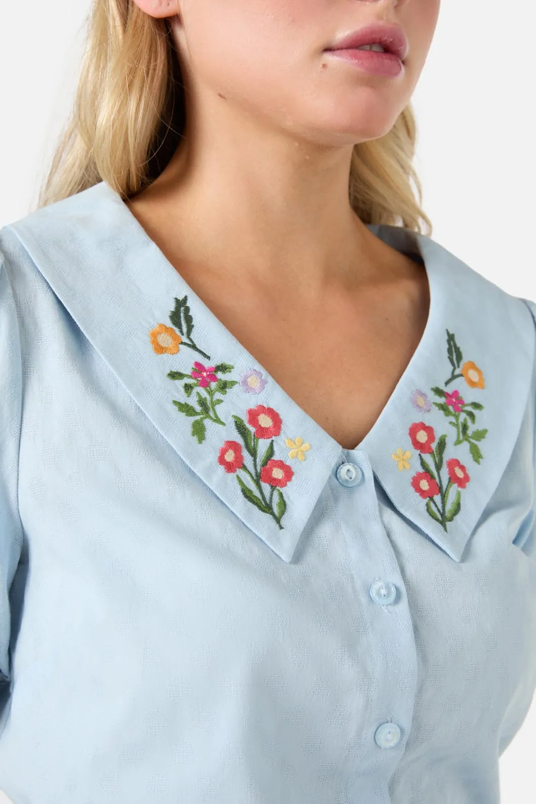 Lattice Embroiderd Blouse sold by Princess Highway product image thumbnail 5