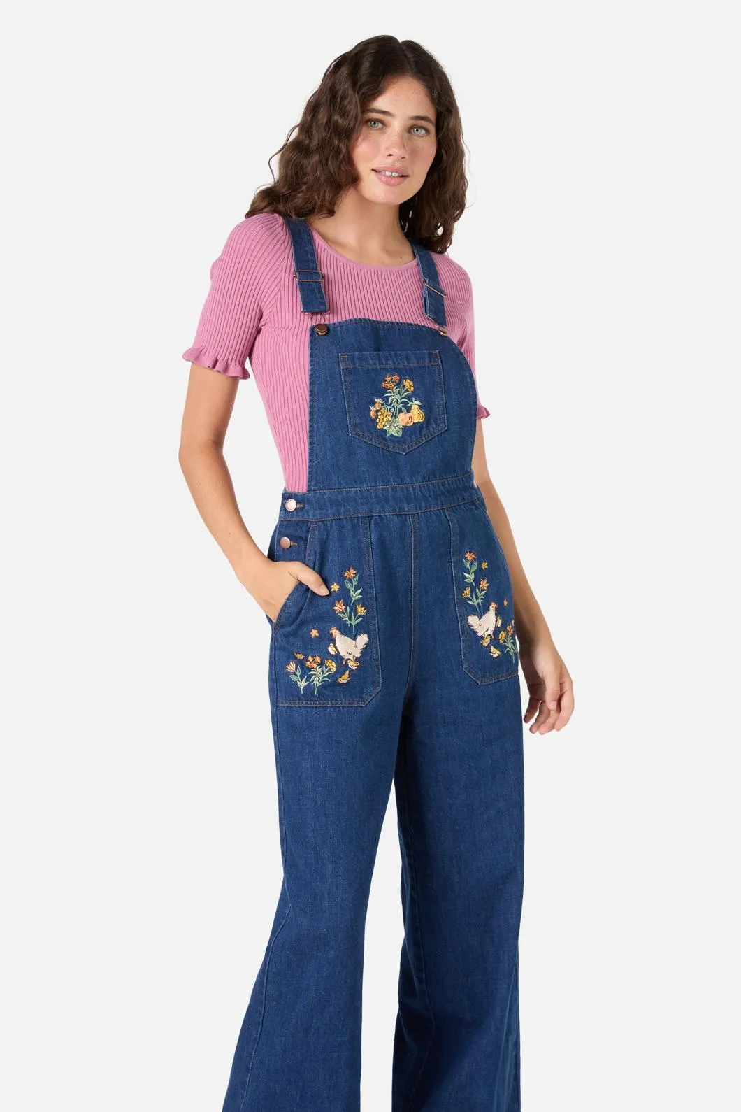 Chickens Embroidered Overall sold by Princess Highway product image thumbnail 3