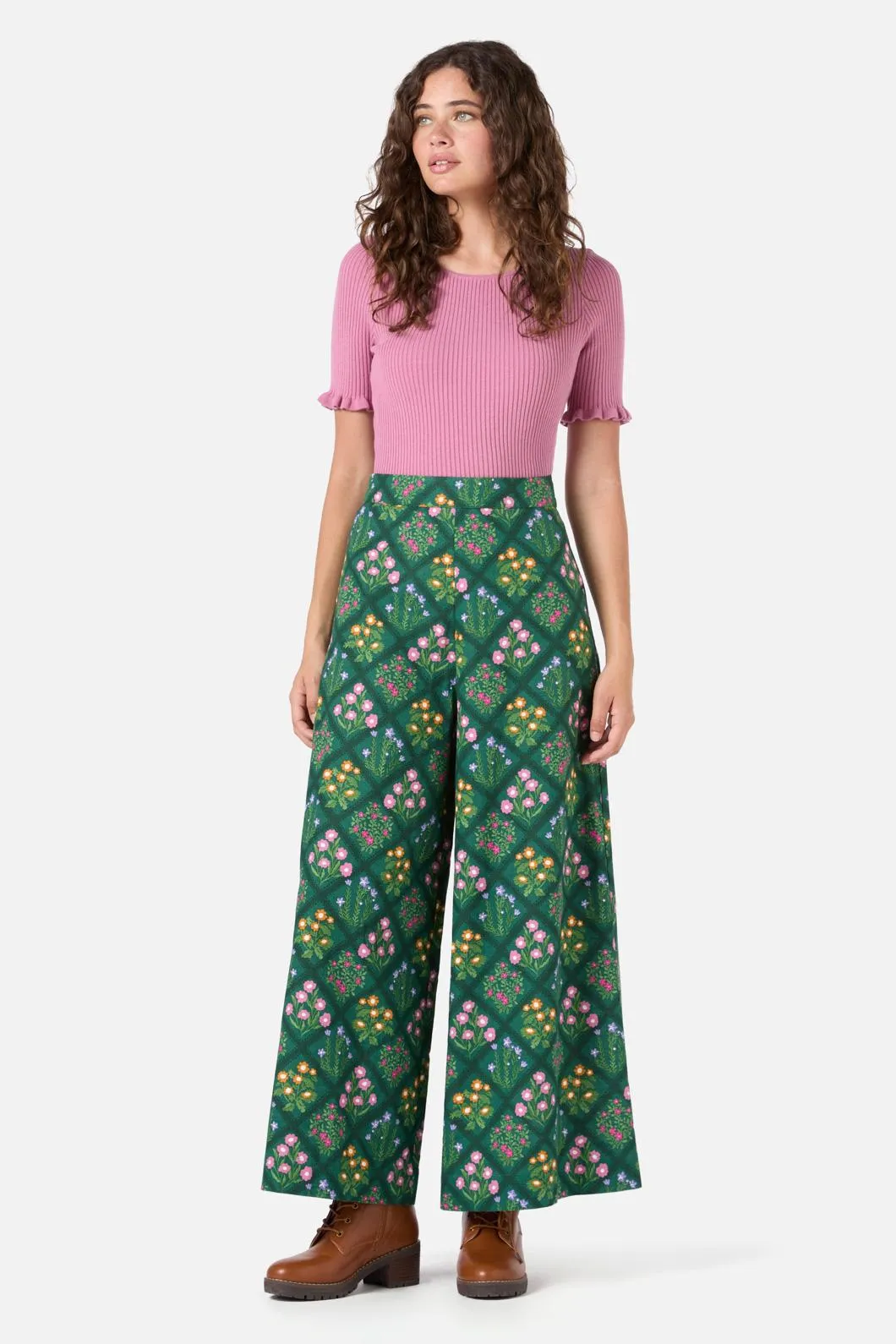 Lattice Floral Culotte sold by Princess Highway product image thumbnail 3