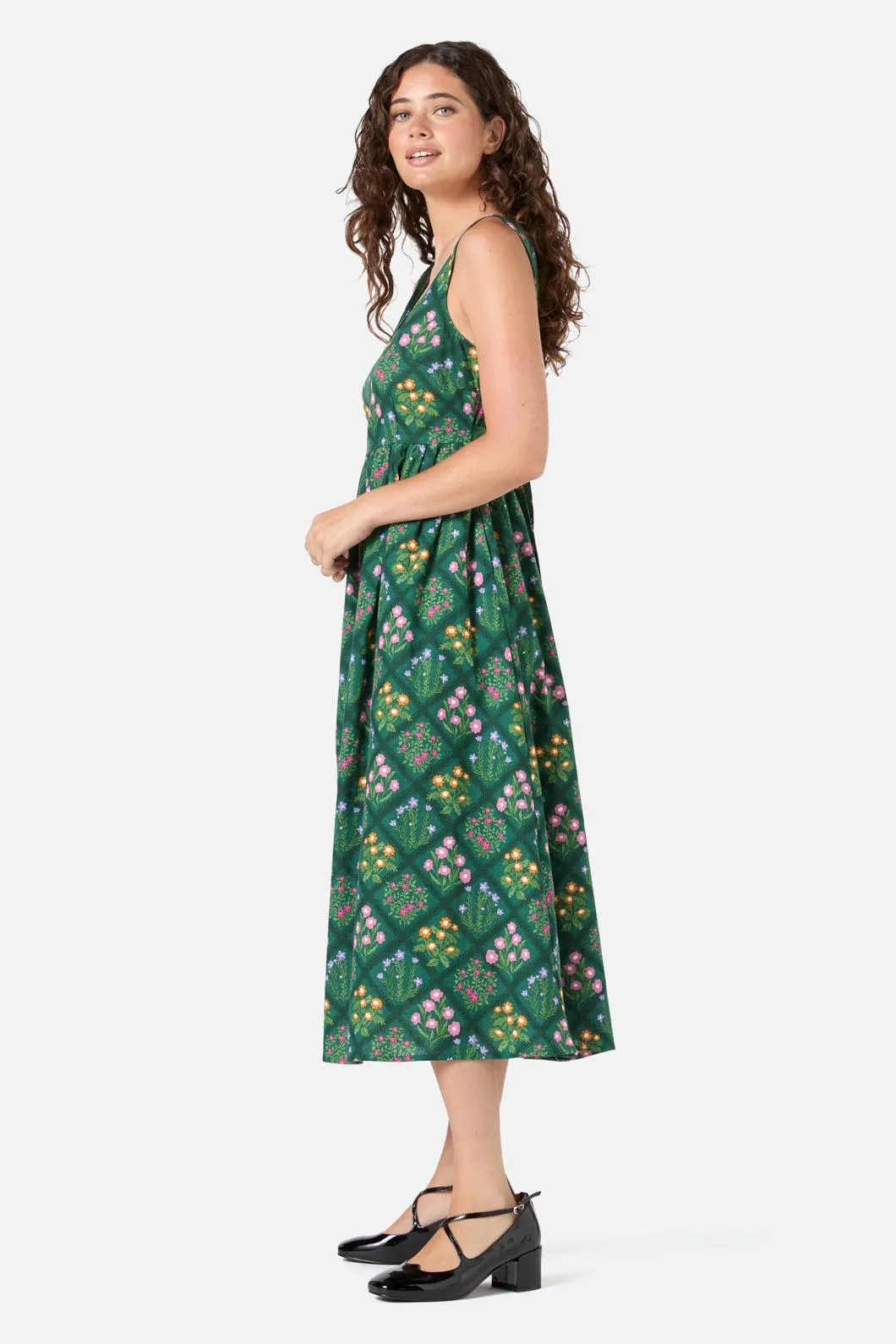 Lattice Floral Midi Dress sold by Princess Highway product image thumbnail 4