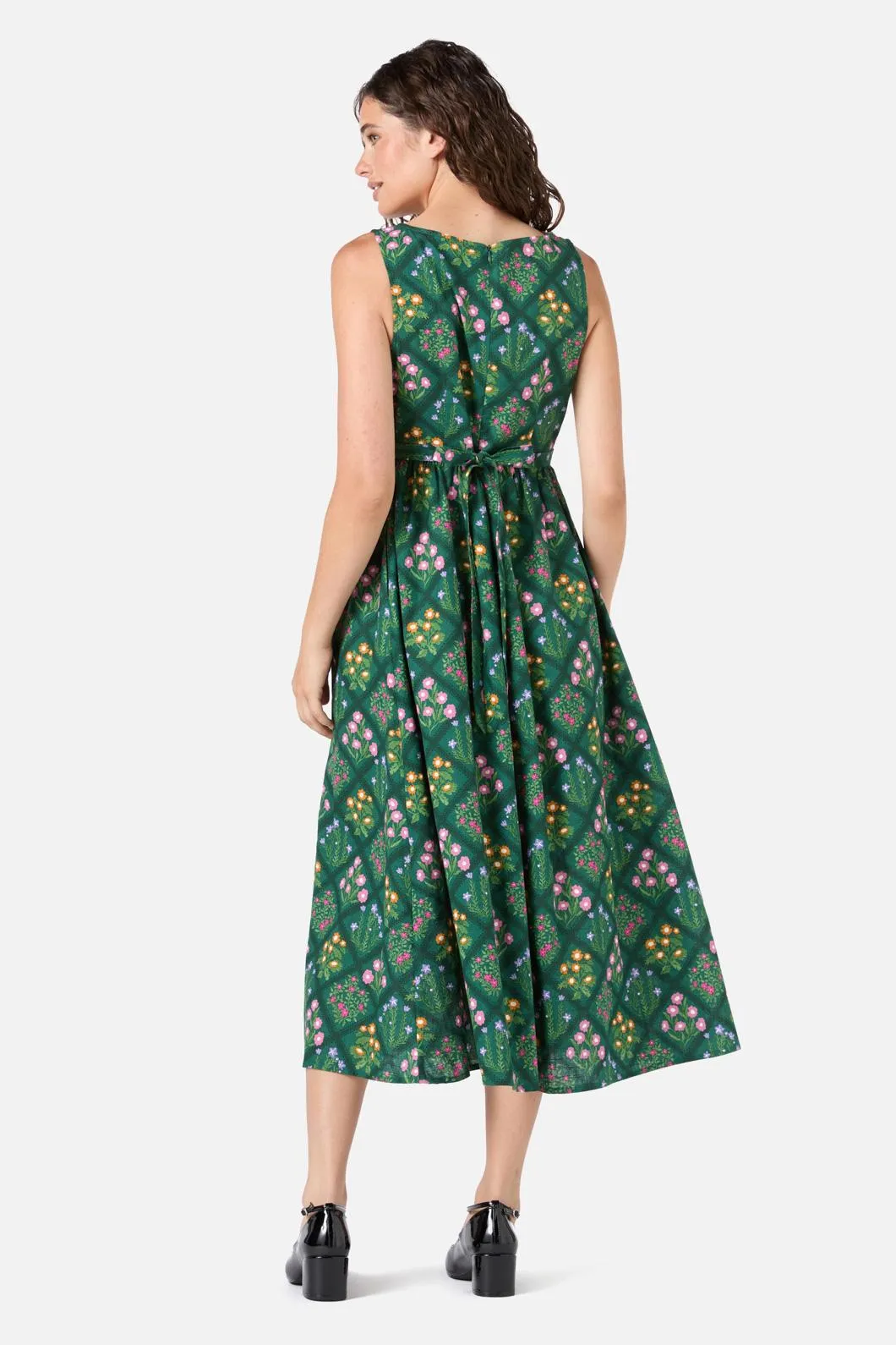 Lattice Floral Midi Dress sold by Princess Highway product image thumbnail 5
