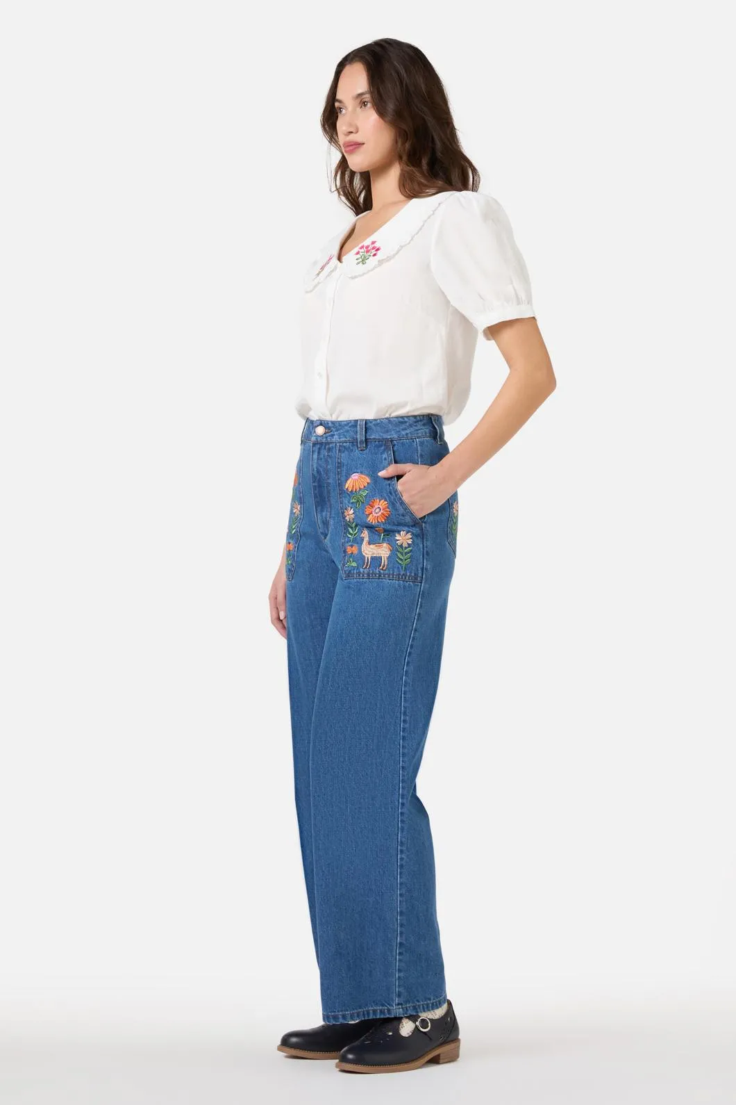 Posie Embroidered Blouse sold by Princess Highway product image thumbnail 4